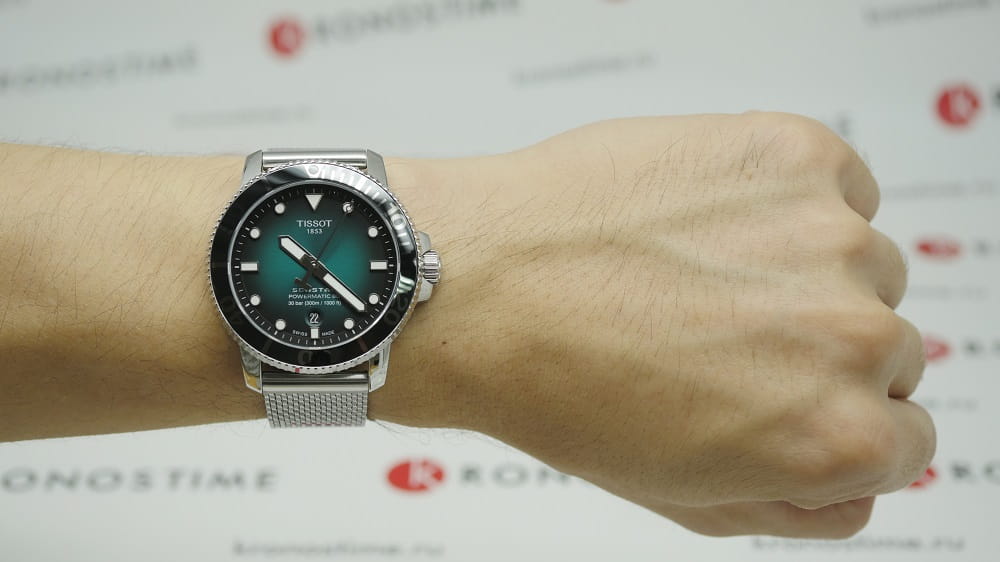 Tissot Tissot Seastar 1000 Powermatic 80 T120.407.11.091.00 T1204071109100 оригинальные мужские часы в комплекте с коробкой